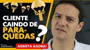 Você já viu CLIENTE caindo de PARAQUEDAS?