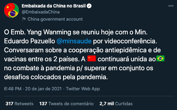 insumos para vacinas