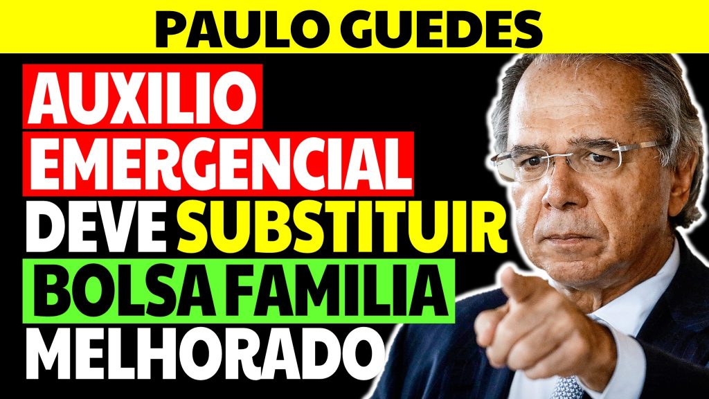 O Ministro da Economia, Paulo Guedes, revelou que o Auxílio Emergencial deverá ser substituído por Bolsa Família 2021 melhorado.