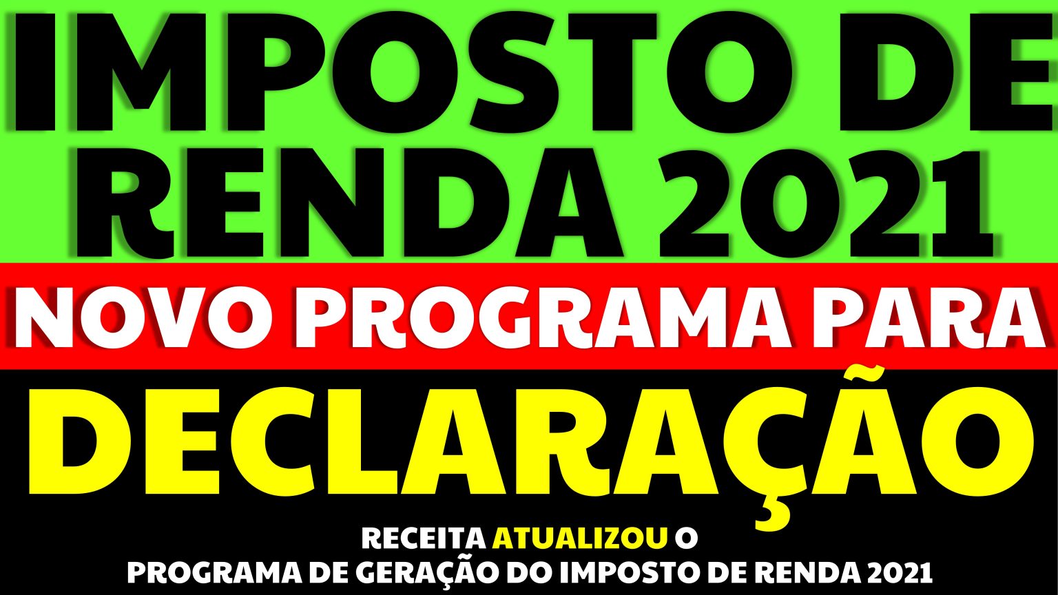 Receita Divulga Novo Programa Para Declarar Imposto De Renda 2021 1966