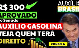 300 REAIS AUXÍLIO GASOLINA QUEM TERÁ DIREITO