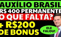 200 REAIS A MAIS AUXÍLIO BRASIL ROMA EXPLICA R$ 400 PERMANENTE AUXILIO BRASIL O QUE FALTA
