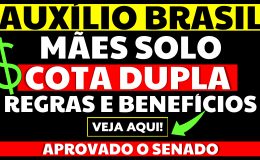 AUXÍLIO BRASIL COTA DUPLA PARA MÃES SOLTEIRAS BENEFÍCIOS E REGRAS APROVADO NO SENADO