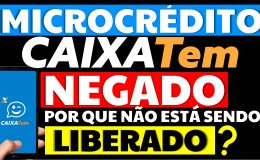 CRÉDITO CAIXA TEM NEGADO POR QUE NÃO ESTÁ SENDO LIBERADO MICROCRÉDITO NEGATIVADOS